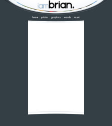 Unused iamBrian.net Design